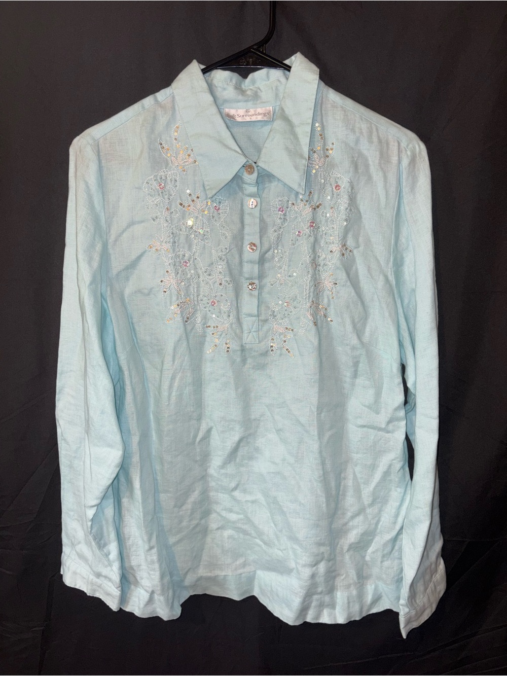 Soft Surroundings Long-Sleeve Blouse